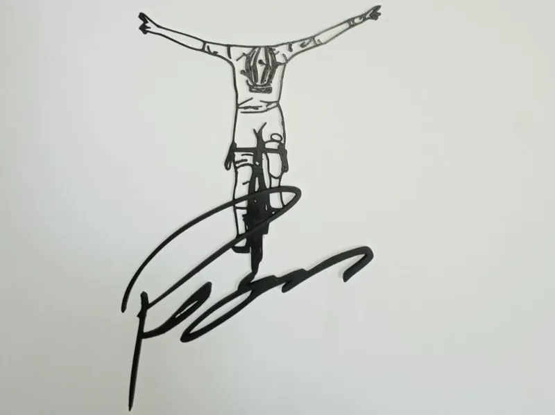 Pogacar wall art tour de france yellow shirt win