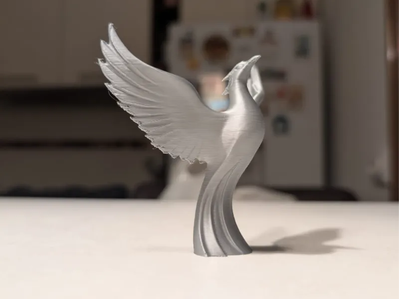 Moden Curvy Phoenix Statue