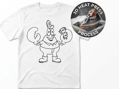 T-shirt print Spongebob ( Mr. Crabs )