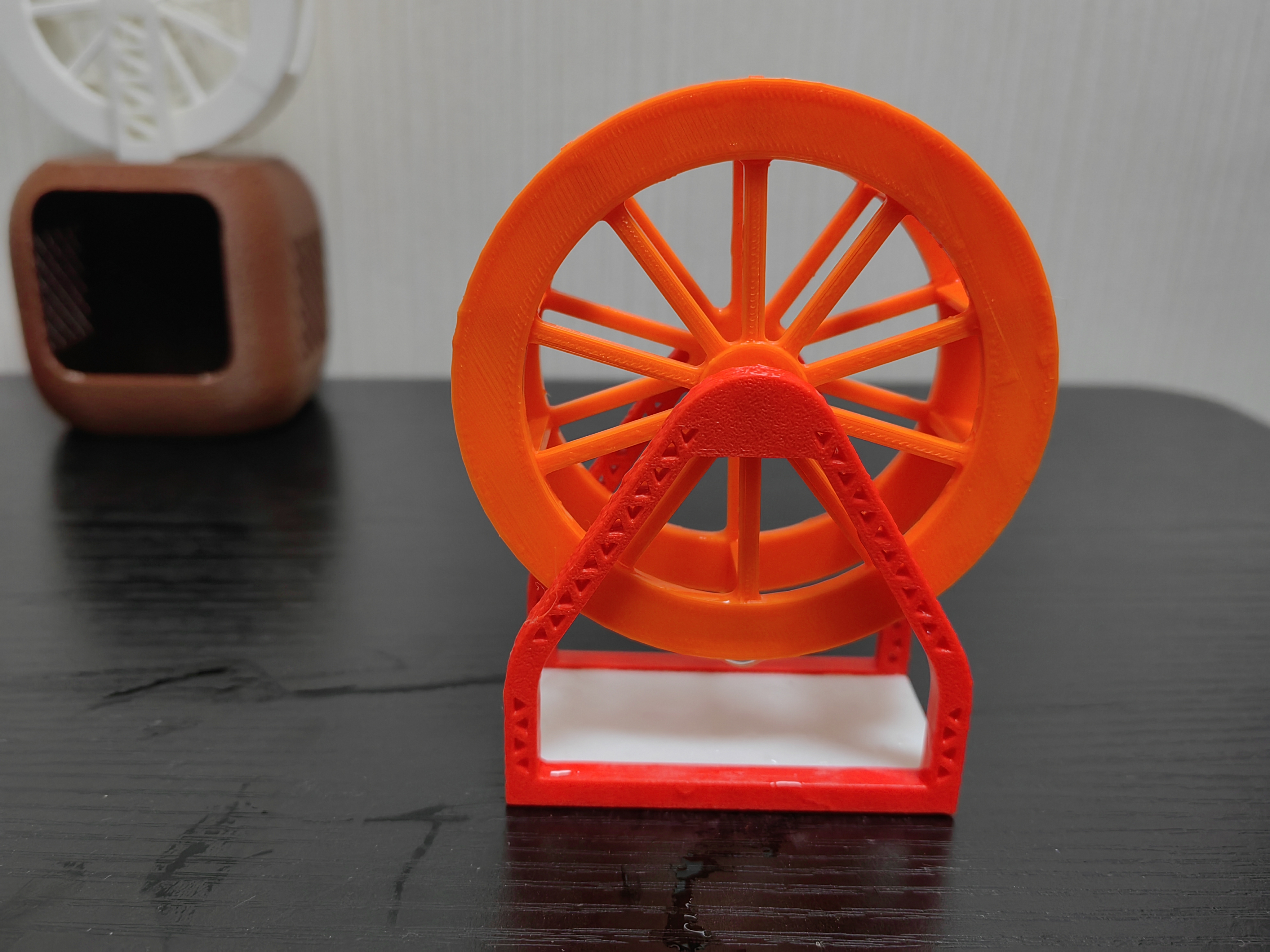 Miniatura 4 do modelo 3D 无动力水车，鱼缸躲避屋