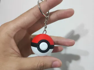 Pokeball Keychain Clicker