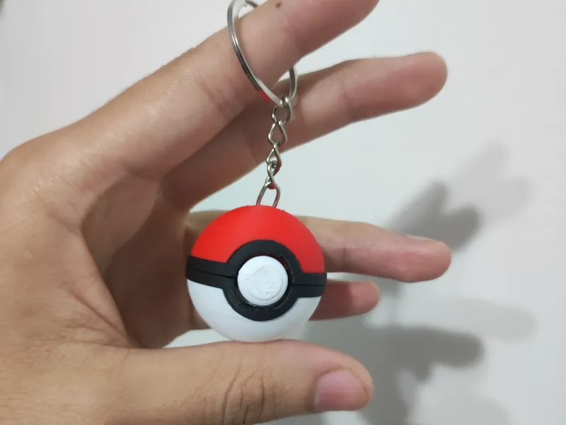 Pokeball Keychain Clicker