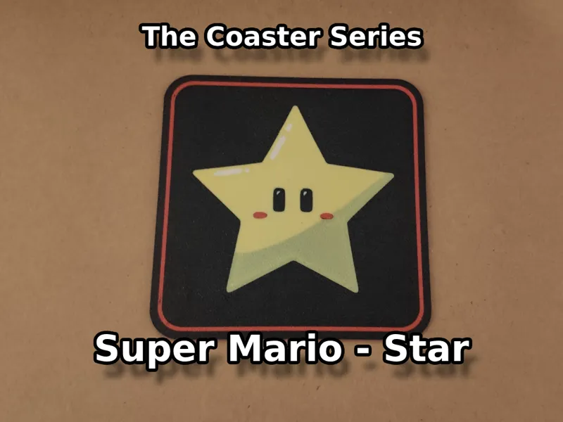 Untersetzer-Serie: Super Mario - Stern