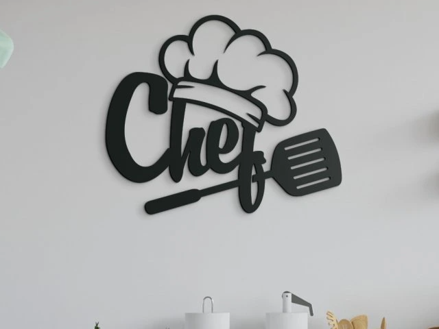 Chef 3D Wall Sticker