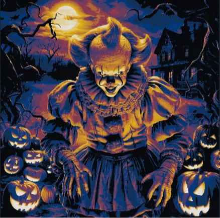 Pennywise Scary Halloween - HueForge