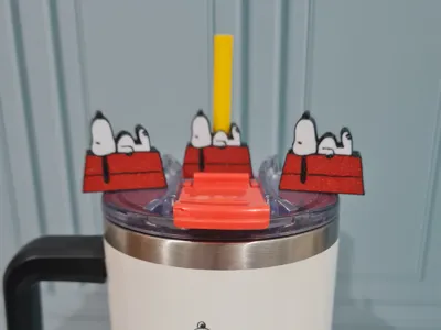 Snoopy Straw Topper
