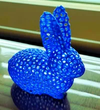 Lapin de Pâques style Voronoï — photo 2