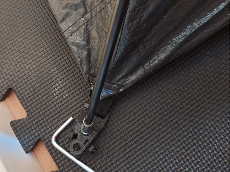 Tent pole holder spare part