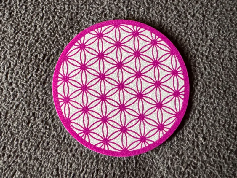 Flower of life coaster