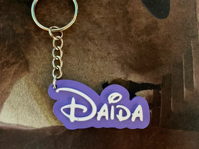 Llavero con el nombre de Daida