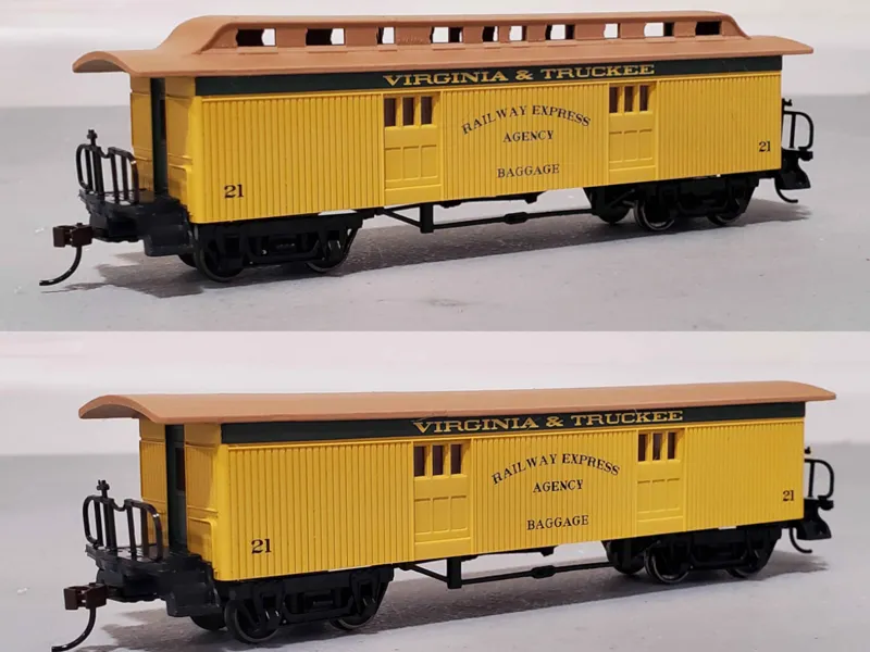 Bachmann HO Scale Old Time Passenger Car Alt Roofs