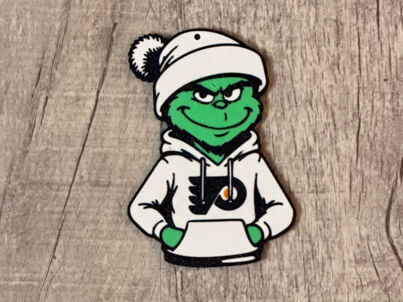 Philadelphia Flyers Grinch Christmas Ornament