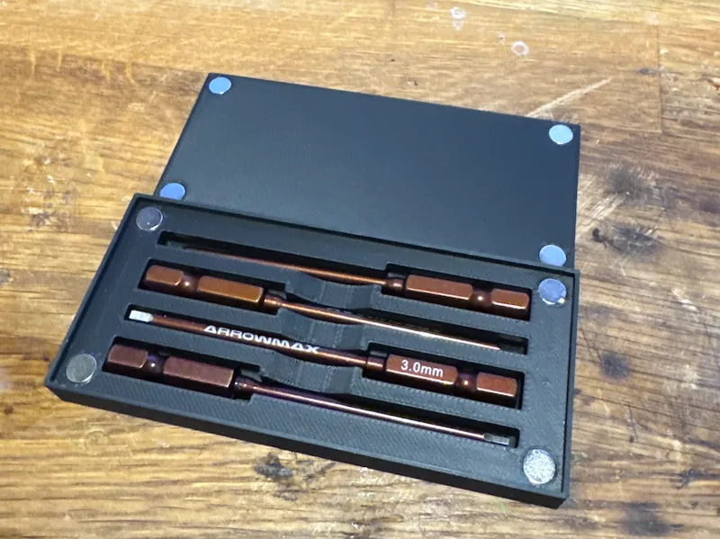 Arrowmax Tooltip Box with Magnetic Lid
