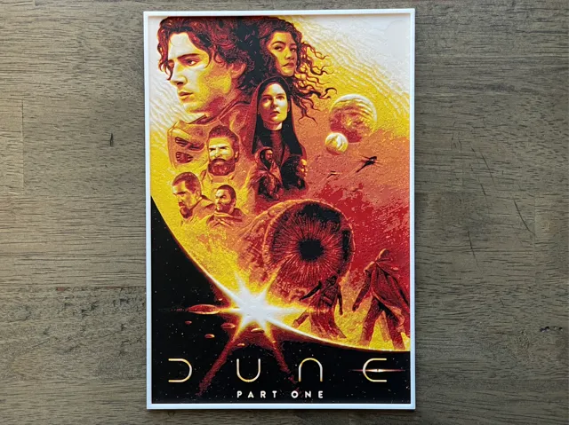 Dune: Part One (2021) Hueforge Movie Poster