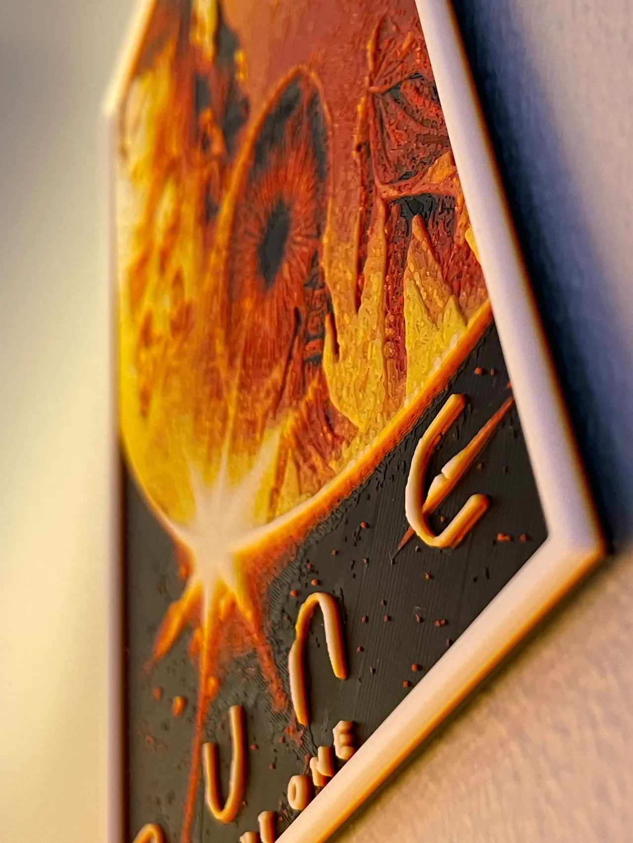 Dune: Part One (2021) Hueforge Movie Poster view 3