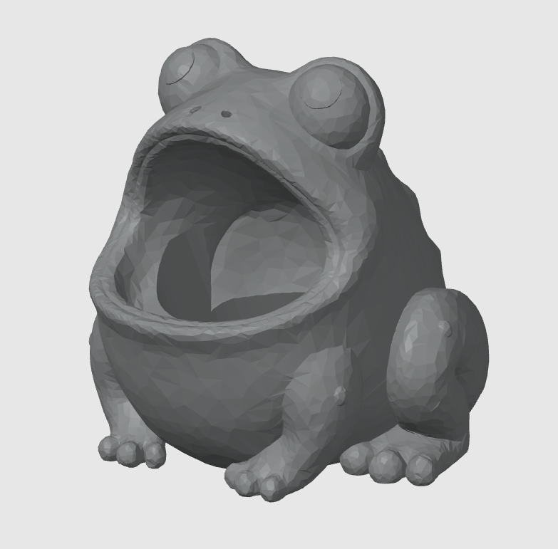 Miniatura 2 do modelo 3D Frog - Pen holder
