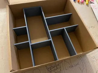 Separators for Bambulab box - Filament with spool