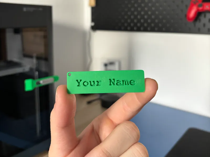 Keychain Rectangle / Portachiavi rettangolare
