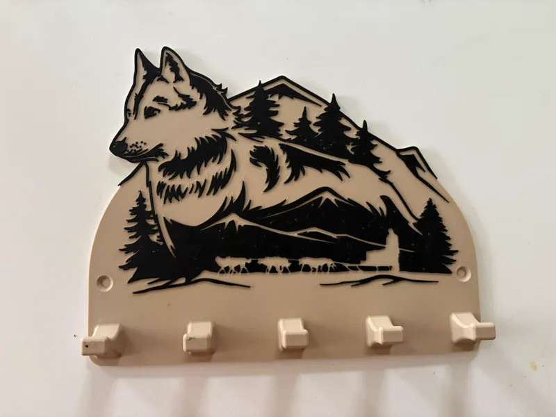 Schlüsselbrett Sleddog2
