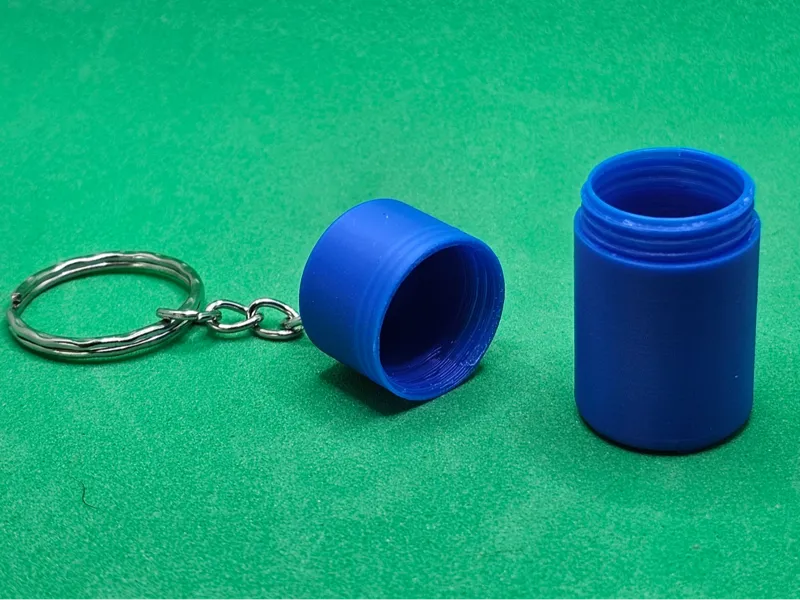 Pill Pot Keychain