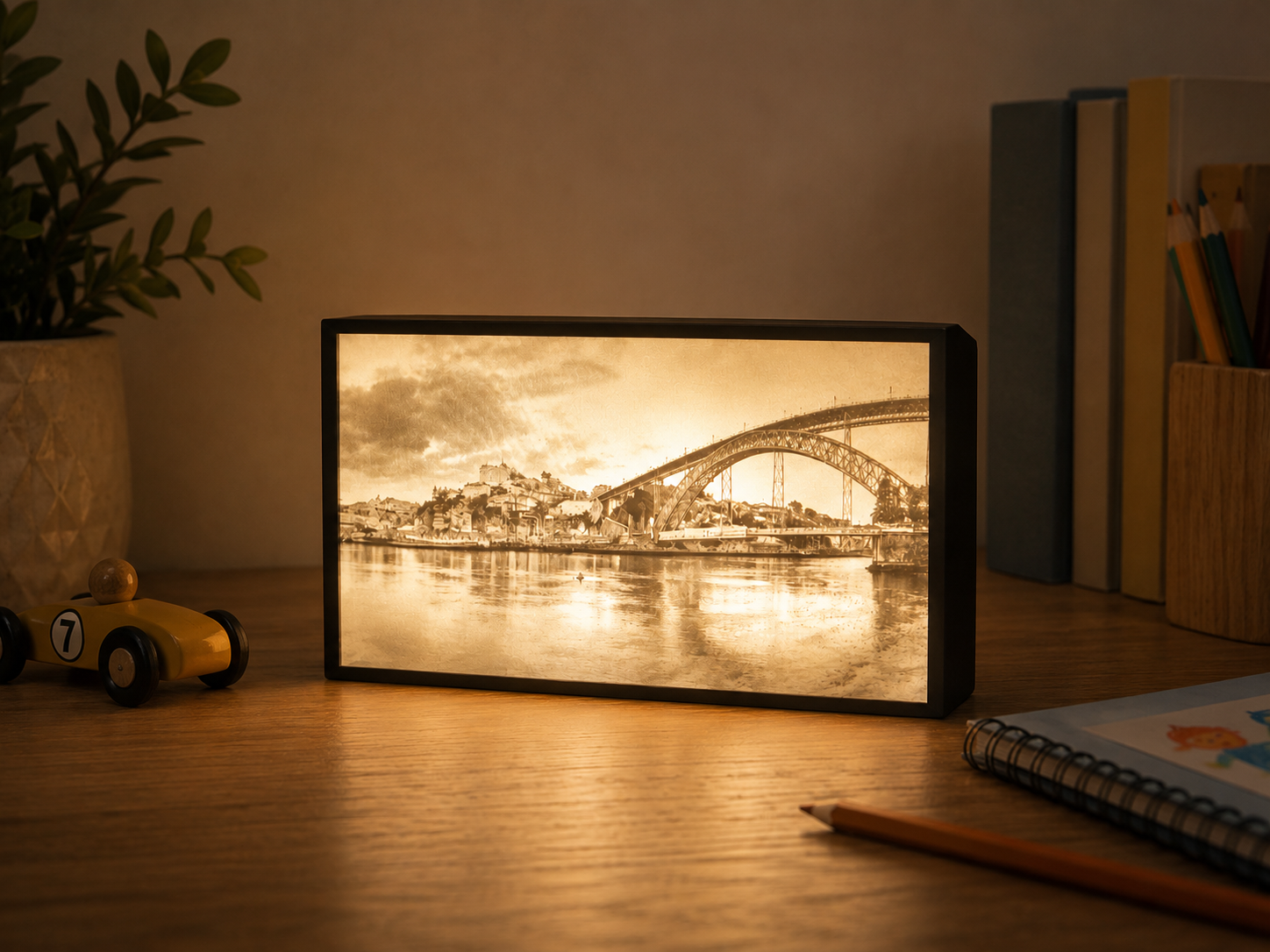 Lithophane Light Box – Ponte D. Luís I (Porto)