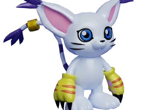 Digimon: Gatomon - Tailmon - Figur!