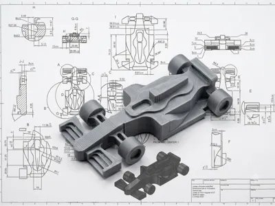 F1 - From CNC Inspiration to FDM 3D Print