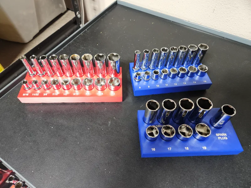 Tekton 3/8" Socket Set Gridfinity