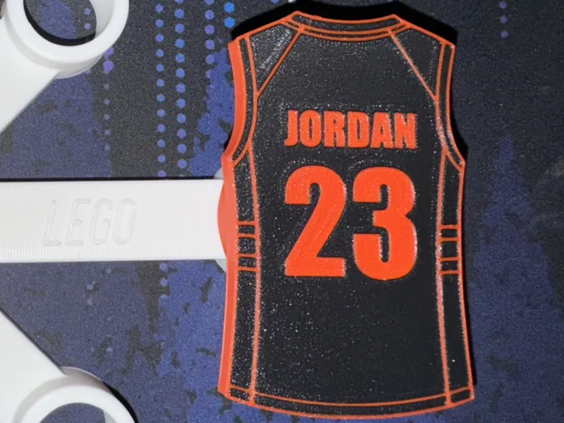 Customizable Basketball brick for Brick Wreath 
