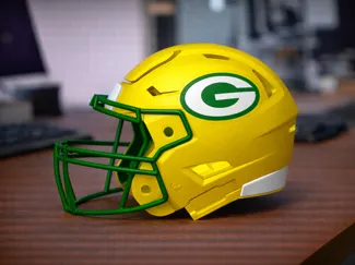 Green Bay Packers Football Helmet - Speedflex