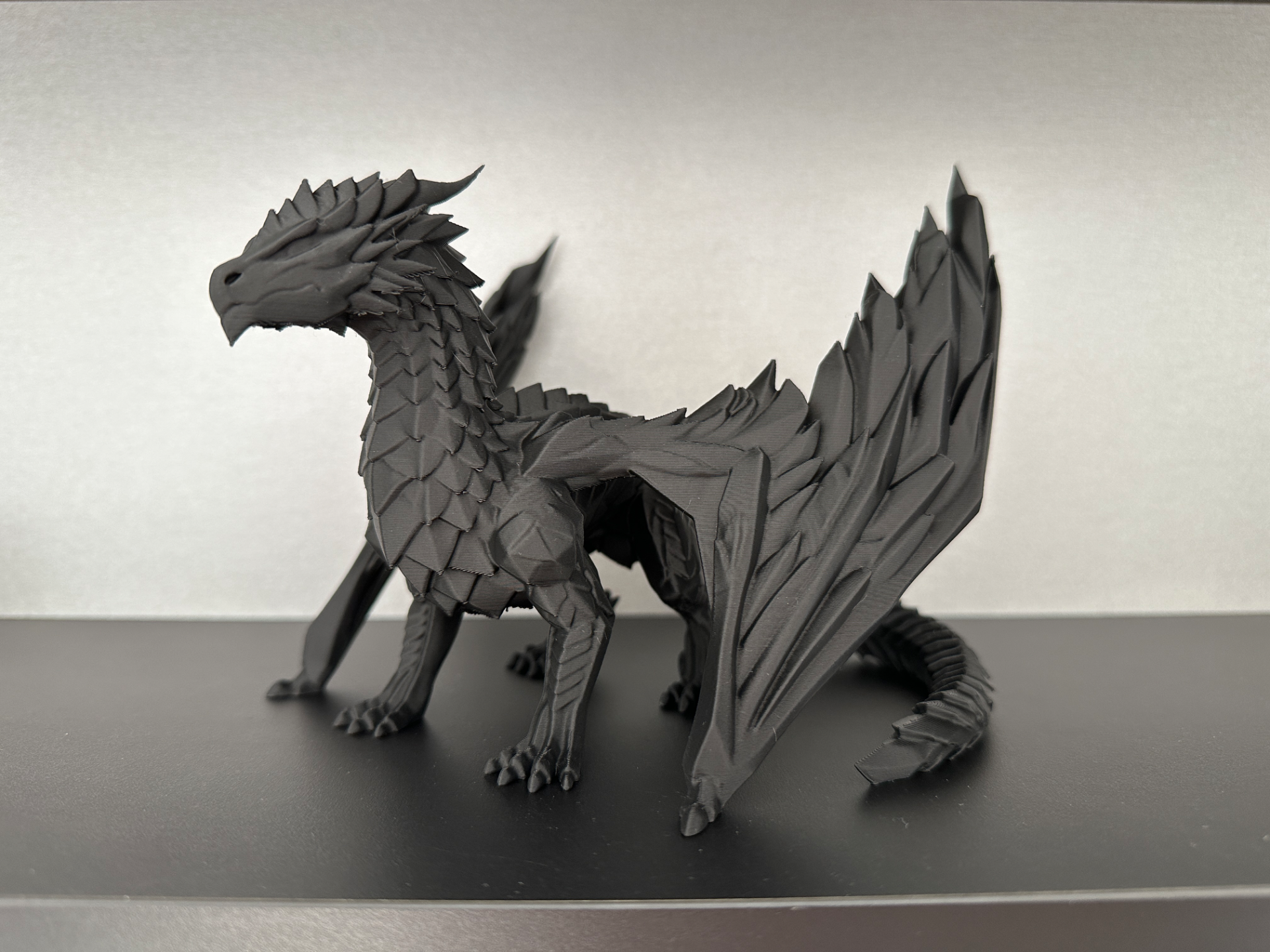 Ice crystal dragon
