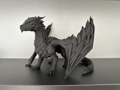 Ice crystal dragon