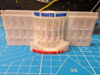The White House Fridge Magnet