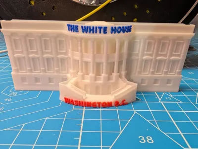 The White House Fridge Magnet