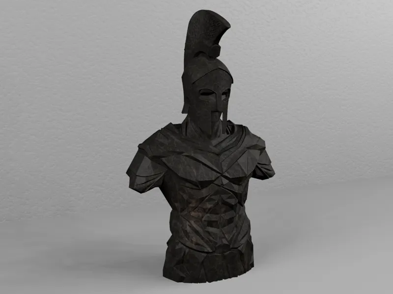 Spartan Warrior Statue