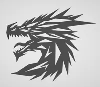 Silhouette de dragon — photo 2