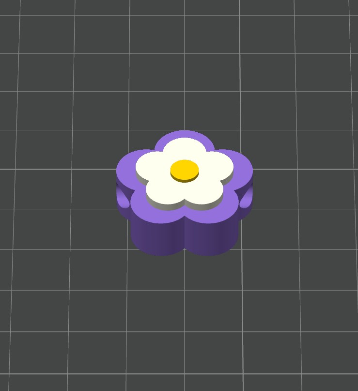 Miniatura 1 do modelo 3D Customizable Chunky Flower Beads