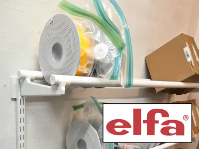Elfa filament rack adapter