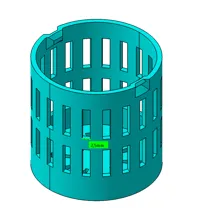 2.5mm gap slots, 0.2mm layer, 2 walls, 15% infill