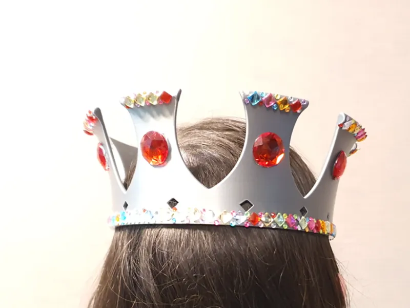 Blank Crown easy to adjust size with scaling 