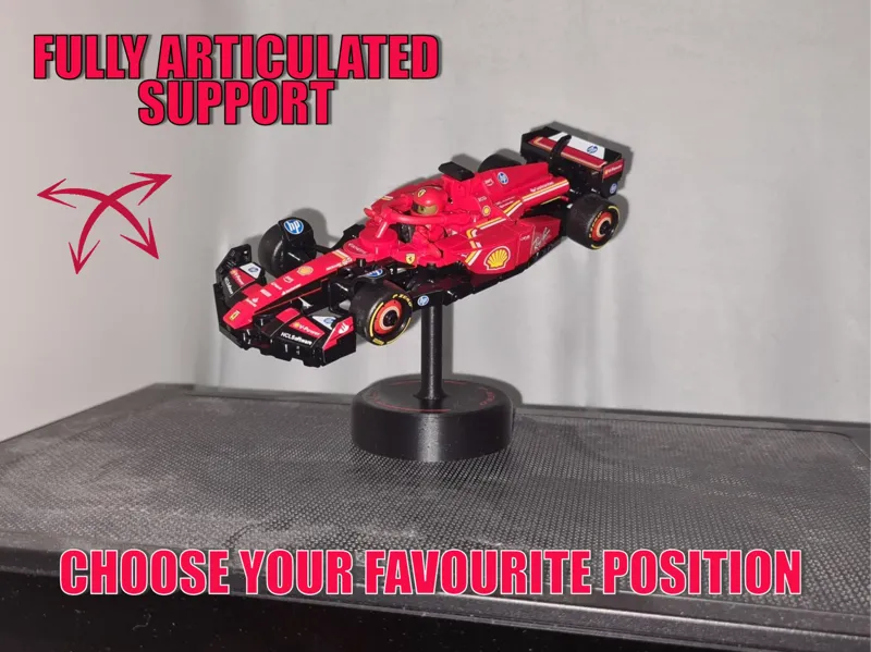 Articulated Stand for F1 Speed Champions