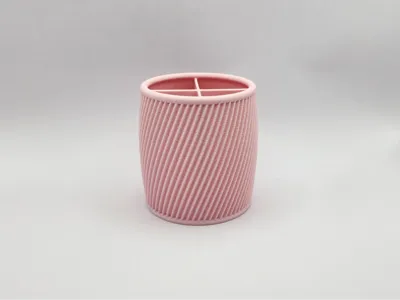 Modern Spiral Pencil Cup