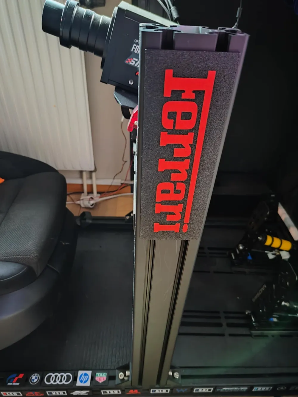 Simrig Sim Rig SimRacing Decoration Aluminum 8040 - Free 3D Print Model ...