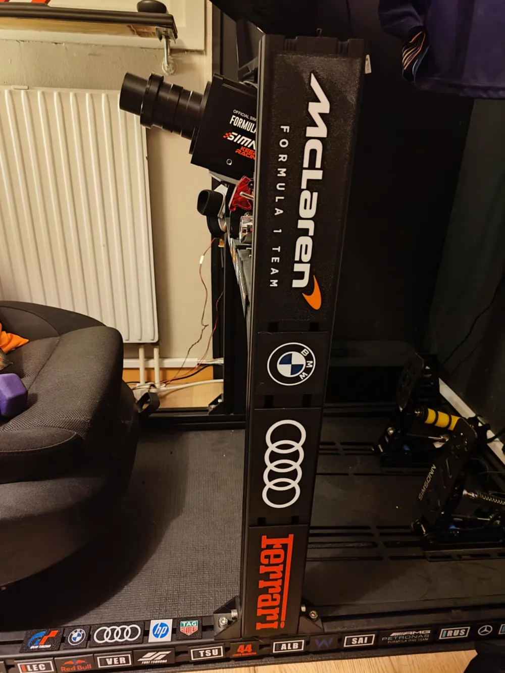 Simrig Sim Rig SimRacing Decoration Aluminum 8040 - Free 3D Print Model ...