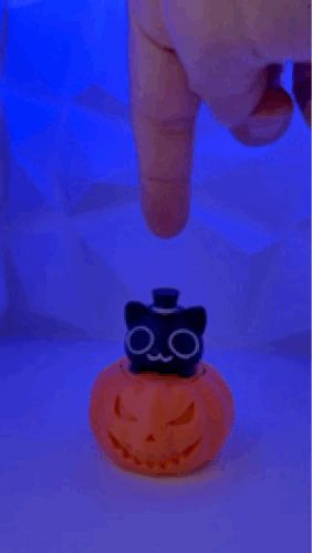 Halloween Pumpkin Cat (requires keyboard switch)