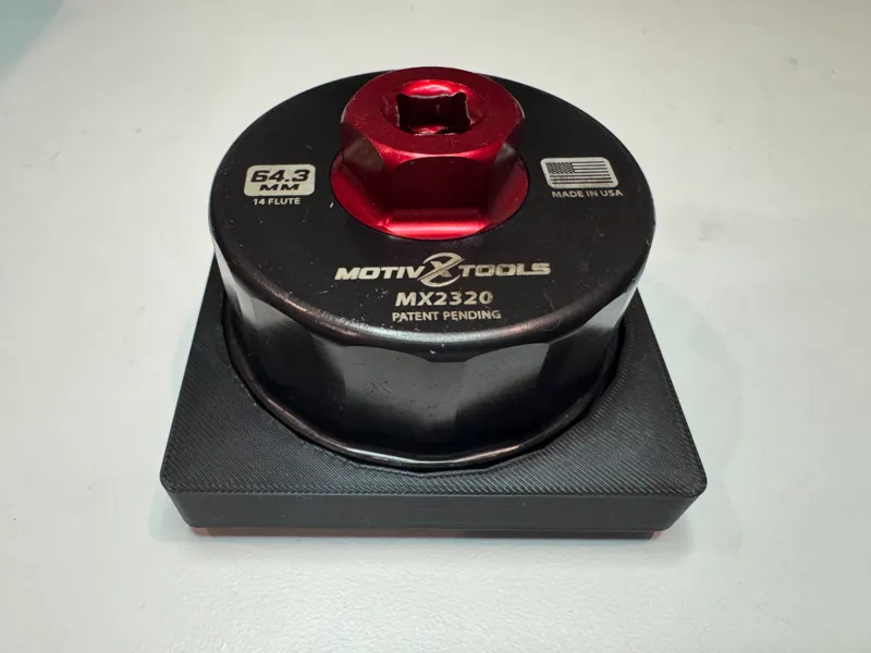 Gridfinity Oil Socket Adapter