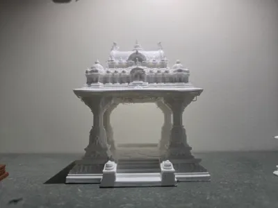 mandir style table top model