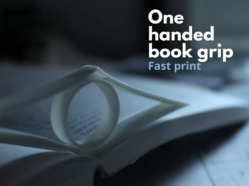 One handed book grip | Fast printing