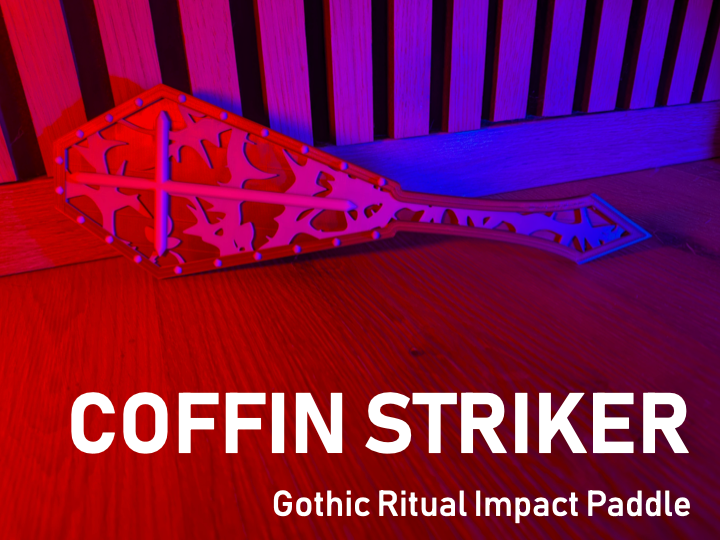 COFFIN STRIKER - Gothic Ritual Impact Paddle