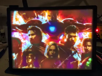 Avengers Litophane